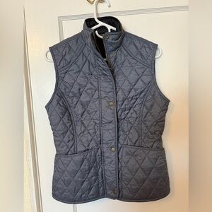 Barbour Ladies Quilted Vest / Gilet US size 6 blue